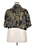 ROYALTY Tropical Gold Short Sleeve Blouse Size 3X - photo 2
