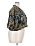 ROYALTY Tropical Gold Short Sleeve Blouse Size 3X - photo 4