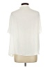 Naked Zebra 100% Polyester Ivory Short Sleeve Turtleneck Size L - photo 2