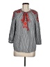 Artisan NY 100% Rayon Gray 3/4 Sleeve Blouse Size M - photo 1