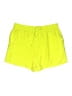 MNG 100% Lyocell Solid Yellow Athletic Shorts Size XL - photo 1