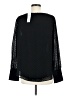 Ann Taylor 100% Polyester Black Long Sleeve Blouse Size M - photo 2