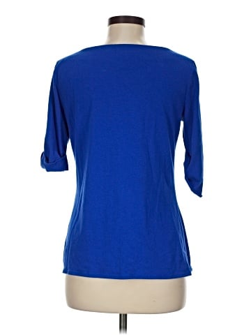 White House Black Market 3/4 Sleeve T-Shirt (view 2)