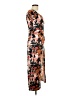 Unbranded Tropical Brown Casual Dress Size L - photo 4