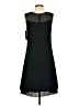 Merona 100% Polyester Solid Black Casual Dress Size 4 - photo 2