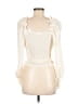 ASTR The Label 100% Polyester Ivory Long Sleeve Blouse Size M - photo 2
