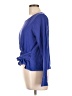 Pilcro 100% Cotton Blue Long Sleeve Top Size L - photo 5