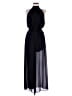 MSK 100% Polyester Black Jumpsuit Size M - photo 1