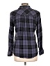 Rails 100% Rayon Plaid Purple Long Sleeve Button-Down Shirt Size L - photo 2