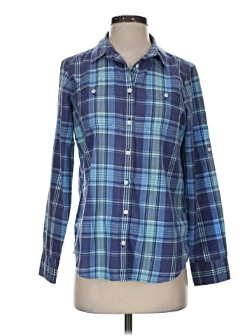 L.L.Bean Long Sleeve Button-Down Shirt (view 1)