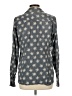 Ruff Hewn Print Gray Long Sleeve Button-Down Shirt Size L - photo 2