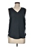 H&M 100% Polyester Gray Sleeveless Top Size 6 - photo 1