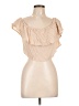 Forever 21 Tan Short Sleeve Top Size L - photo 1