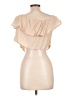 Forever 21 Tan Short Sleeve Top Size L - photo 2