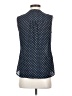 Banana Republic 100% Polyester Polka Dots Blue Sleeveless Blouse Size 2 - photo 2
