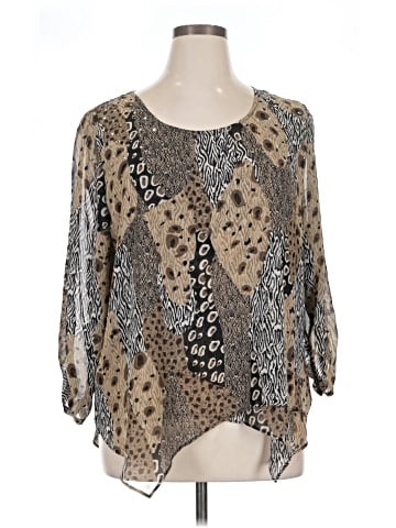 Style&Co 3/4 Sleeve Blouse (view 1)