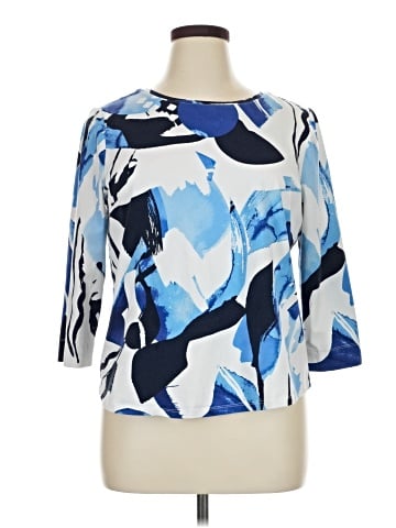 Chico's 3/4 Sleeve T-Shirt (view 1)
