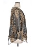 Style&Co 100% Polyester Animal Print Silver 3/4 Sleeve Blouse Size XL - photo 4