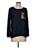 Pink Owl 100% Polyester Black Long Sleeve Blouse Size S - photo 1