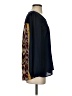 Pink Owl 100% Polyester Black Long Sleeve Blouse Size S - photo 4