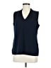 Ann Taylor Factory Blue Sleeveless Blouse Size M - photo 1