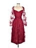 Lulus 100% Polyester Burgundy Cocktail Dress Size M - photo 1