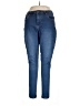 Hybrid & Company Solid Blue Jeans Size 14 - photo 1