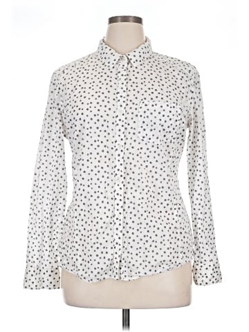 Caslon Long Sleeve Blouse (view 1)