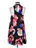 Crosby 100% Polyester Print Black Cocktail Dress Size XS - photo 2