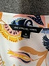 Zac & Rachel 100% Polyester Print Ivory Short Sleeve Blouse Size 1X - photo 7