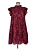 THML 100% Polyester Animal Print Red Casual Dress Size M - photo 1