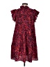 THML 100% Polyester Animal Print Red Casual Dress Size M - photo 2