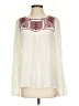 Assorted Brands 100% Rayon Ivory Long Sleeve Blouse Size S - photo 1