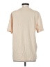 Unbranded 100% Polyester Solid Ivory Short Sleeve T-Shirt Size S - photo 2