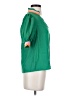 THML Color Block Green Short Sleeve Blouse Size XS - photo 4