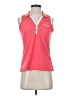 EP Pro Pink Sleeveless Button-Down Shirt Size XS - photo 1