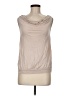 Ann Taylor LOFT Tan Sleeveless Blouse Size M - photo 1