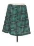 Unbranded 100% Polyester Plaid Green Casual Skirt Size L - photo 1