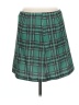 Unbranded 100% Polyester Plaid Green Casual Skirt Size L - photo 2