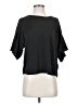 Who What Wear 100% Polyester Black Short Sleeve Top Size S - photo 1