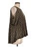 Bishop + Young 100% Rayon Black 3/4 Sleeve Blouse Size L - photo 4
