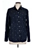 Gap 100% Cotton Stars Blue Long Sleeve Button-Down Shirt Size L - photo 1