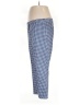 Rafaella Checkered-gingham Blue Casual Pants Size 16 - photo 5