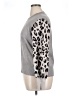 Tribal Animal Print Gray Pullover Sweater Size XL - photo 5