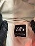 Zara 100% Polyurethane Solid Ivory Snow Jacket Size S - photo 6