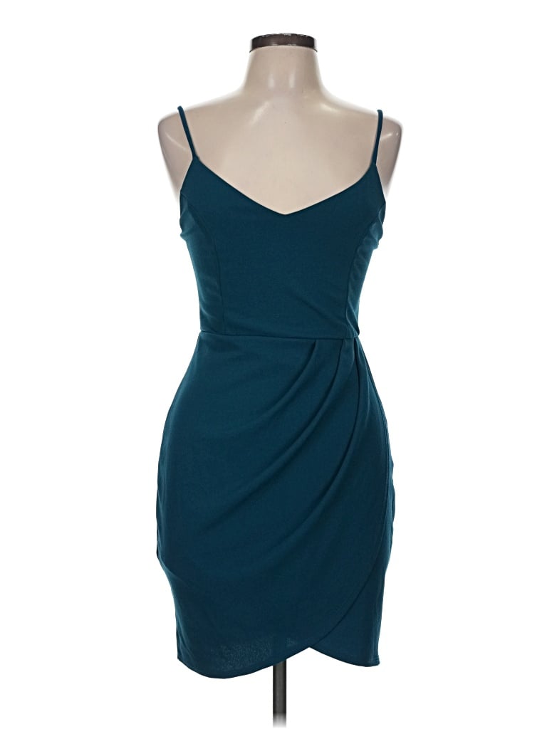 Pre-owned Lulus Cocktail Dress In Teal