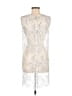 Loyd/Ford 100% Polyester Silver Ivory Cocktail Dress Size 8 - photo 2