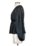 Aqua 100% Polyester Gray Long Sleeve Blouse Size S - photo 5
