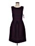 Merona Stripes Blue Casual Dress Size M - photo 1