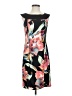 AB Studio Print Black Cocktail Dress Size 4 - photo 1